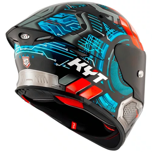 Capacete Fechado Kyt TT Revo Synchrotron Preto Azul