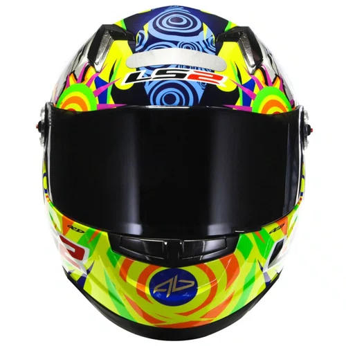 Capacete Fechado Ls2 Ff358 Alex Barros Amarelo