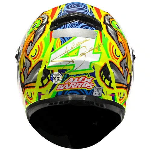 Capacete Fechado Ls2 Ff358 Alex Barros Amarelo