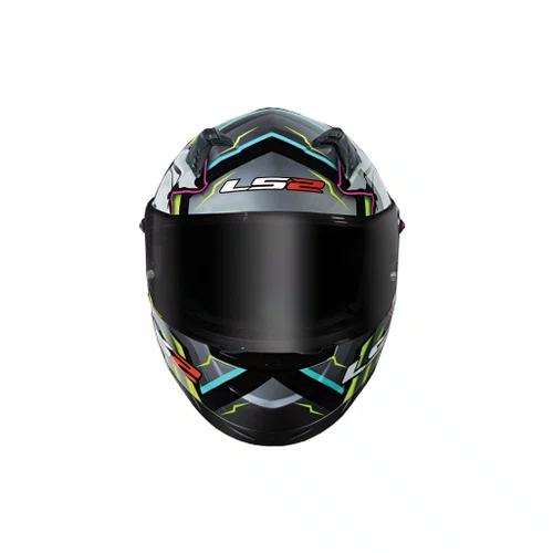Capacete Fechado Ls2 Ff358 Classic Pro Alex Barros Titanium