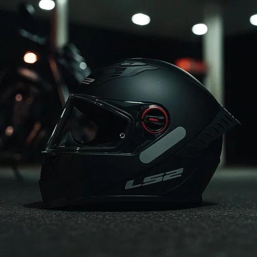 Capacete Fechado LS2 FF358 Pro Monocolor Preto Fosco