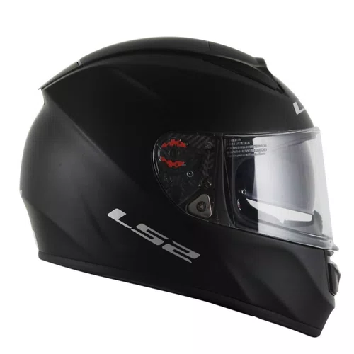 Capacete Fechado LS2 FF397 Vector Monocolor Preto Fosco