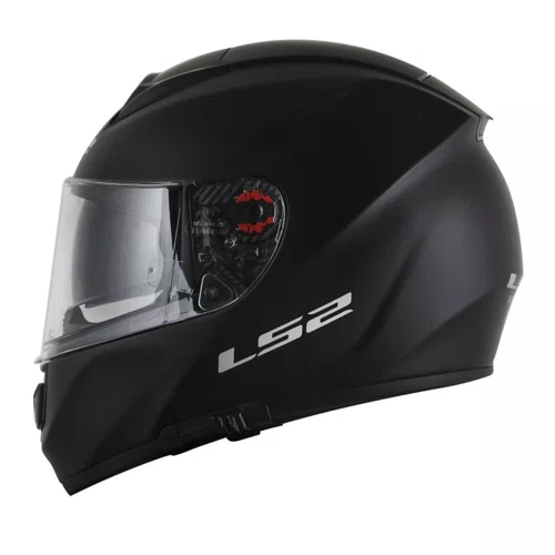 Capacete Fechado LS2 FF397 Vector Monocolor Preto Fosco