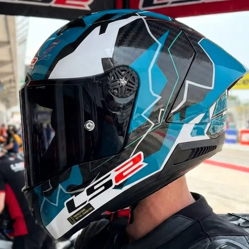 Capacete Fechado Ls2 Ff805 Thunder C GP Huertas Azul