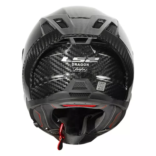 Capacete Fechado Ls2 FF807 Dragon Carbon Solid