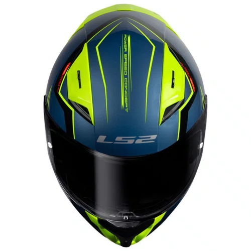 Capacete Fechado LS2 FF810 Vigo Limits Preto Azul