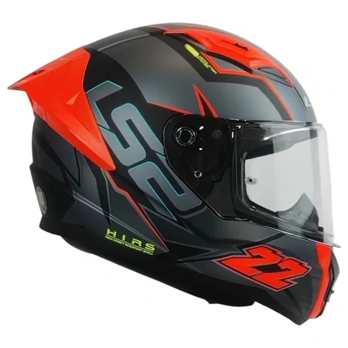 Capacete Fechado LS2 FF810 Vigo Limits Preto Titanium