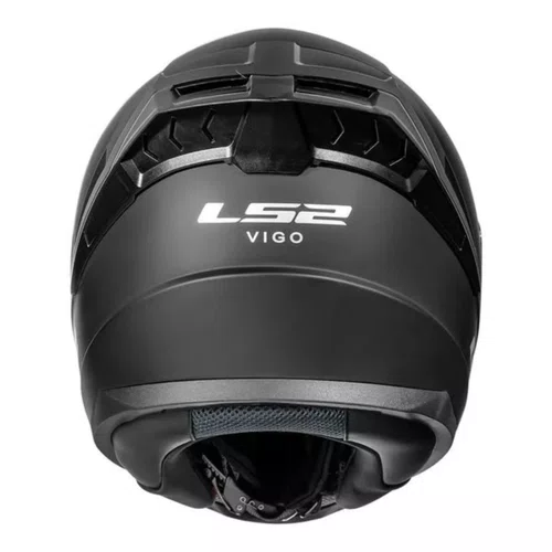 Capacete Fechado LS2 FF810 Vigo Monocolor Preto Fosco
