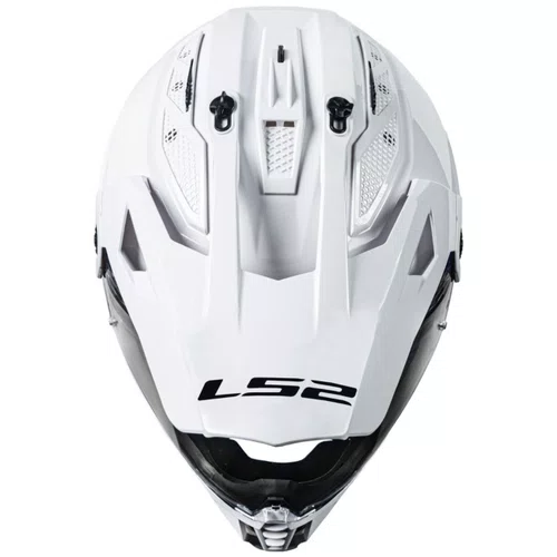 Capacete Fechado Ls2 MX702 Pioneer 2 Monocolor Branco