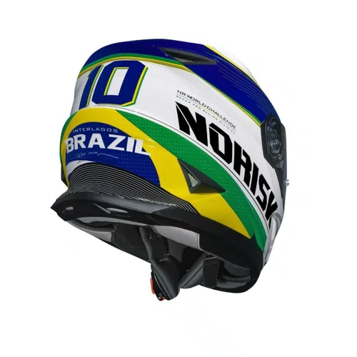 Capacete Fechado Norisk Ff302 Grand Prix Brasil