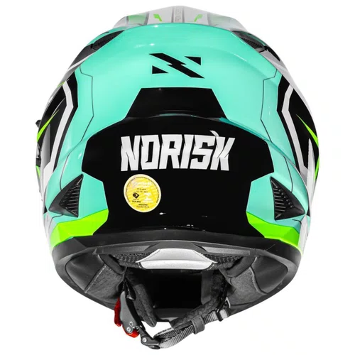 Capacete Fechado Norisk FF302 Soul Factor Preto Verde