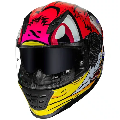 Capacete Fechado Norisk FF302 Soul Loko Vermelho Original