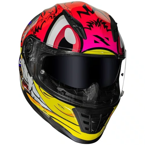Capacete Fechado Norisk FF302 Soul Loko Vermelho Original