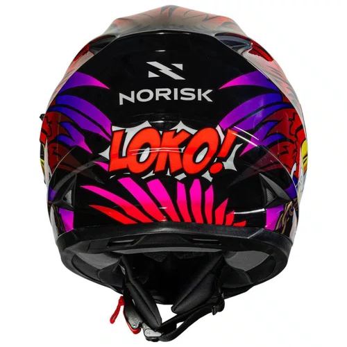 Capacete Fechado Norisk FF302 Soul Loko Vermelho Original