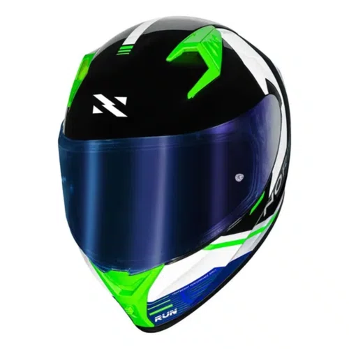Capacete Fechado Norisk Flow Run Preto Branco Black White Original