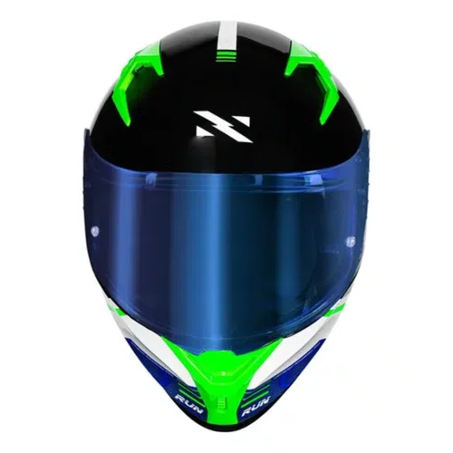 Capacete Fechado Norisk Flow Run Preto Branco Black White Original