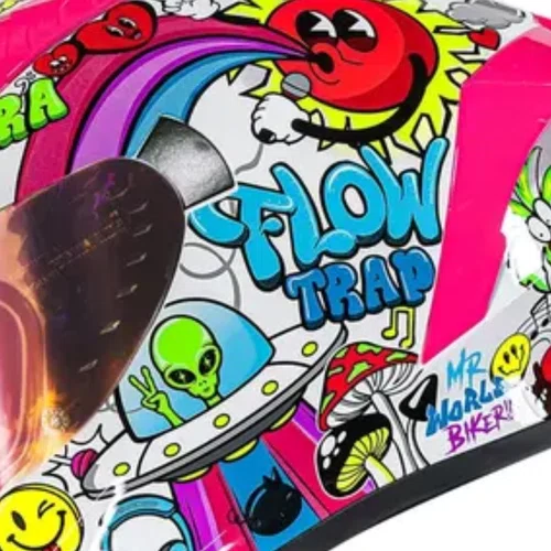 Capacete Fechado Norisk Flow Trap Branco