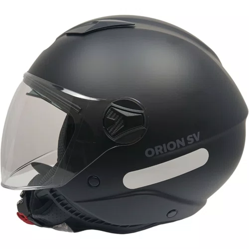Capacete Aberto Norisk Orion SV Monocolor Preto Fosco