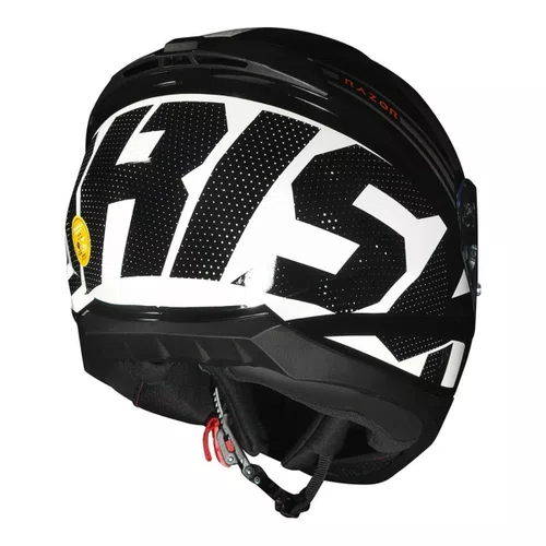 Capacete Fechado Norisk Razor Full Preto Branco Premium Original