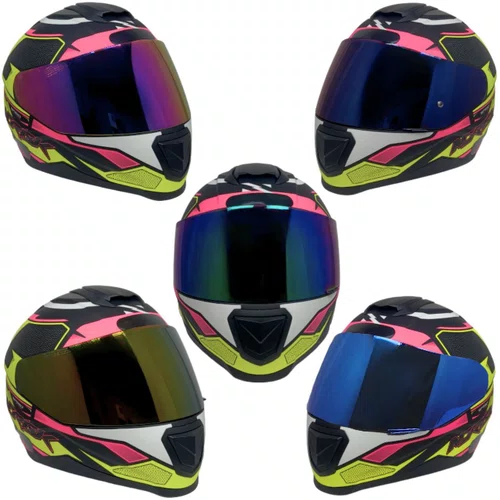 Capacete Fechado Norisk Razor Speedmax Fosco Amarelo Original
