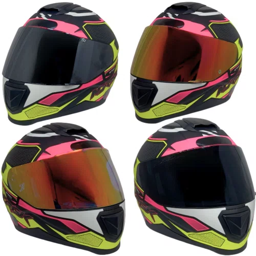 Capacete Fechado Norisk Razor Speedmax Fosco Amarelo Original