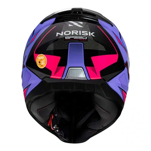 Capacete Fechado Norisk Razor SpeedMax Preto Pink Original