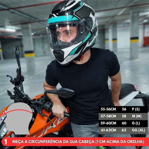 Capacete Fechado Norisk Razor Speedmax Verde