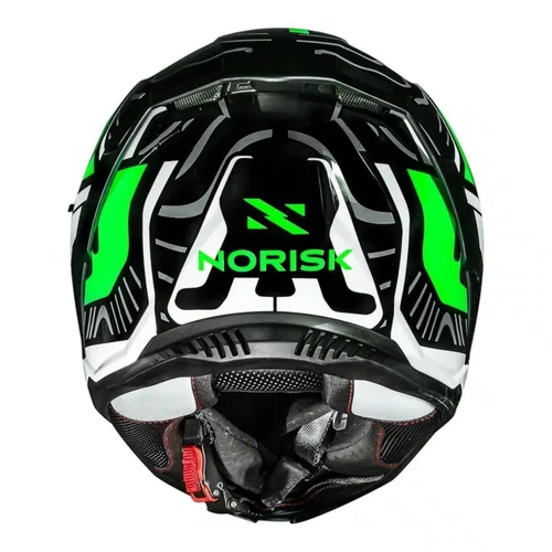 Capacete Fechado Norisk Strada 2 Fusion Branco Preto Original