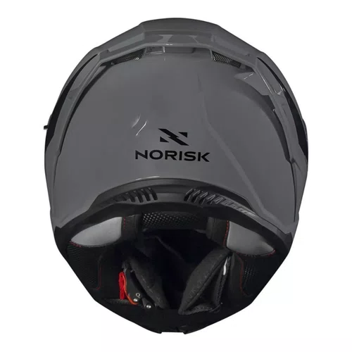 Capacete Fechado Norisk Strada 2 Monocolor Nardo Cinza Original