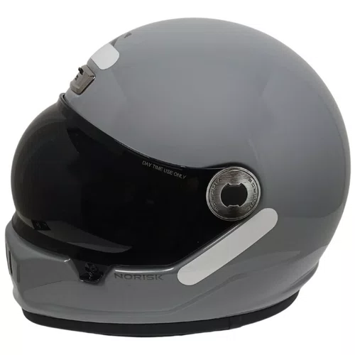 Capacete Fechado Norisk V8 Monocolor Nardo Cinza