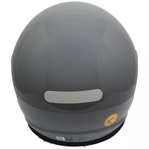 Capacete Fechado Norisk V8 Monocolor Nardo Cinza