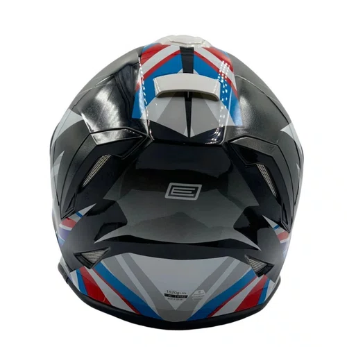 Capacete Fechado Origine Dinamo Foolish Branco Preto Brilho
