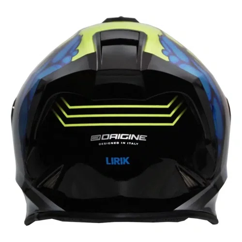 Capacete Fechado Origine Dinamo SZ Lirik Amarelo Azul Brilho