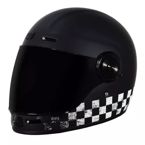 Capacete Fechado Origine Vega Racer Preto Fosco