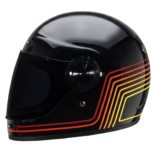 Capacete Origine Vega Sunrise Vermelho Preto
