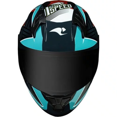 Capacete Fechado Race Tech Sector Voltkon Preto Verde Original