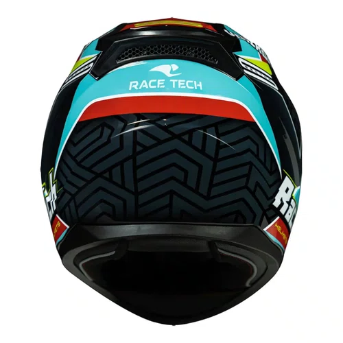 Capacete Fechado Race Tech Sector Voltkon Preto Verde Original