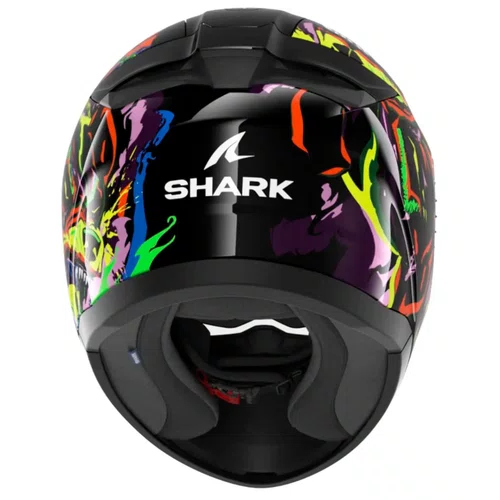 Capacete Fechado Shark Ridill 2 Raging Beast Preto Roxo
