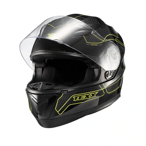 Capacete Fechado Texx Strike Panther Verde