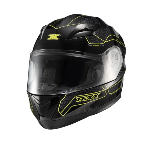 Capacete Fechado Texx Strike Panther Verde