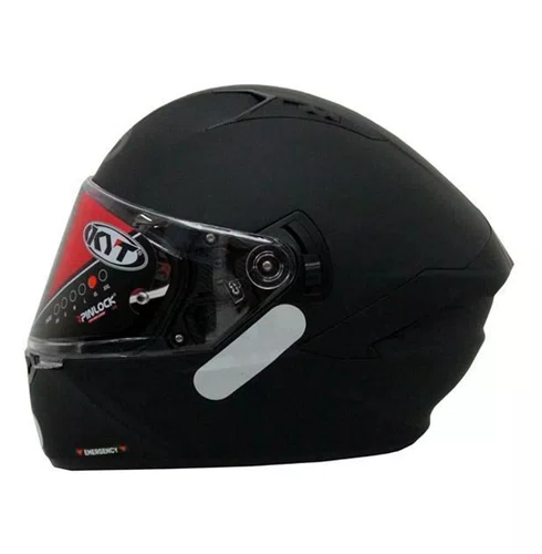 Capacete Kyt Nfr Plain Preto Fosco