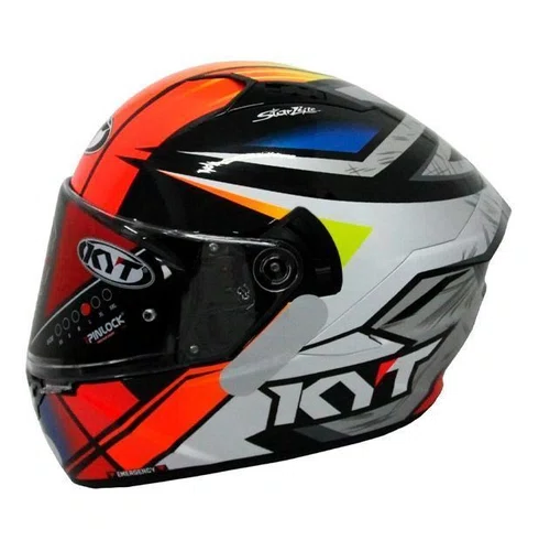 Capacete Kyt Nfr Simone Corsi Branco Multi