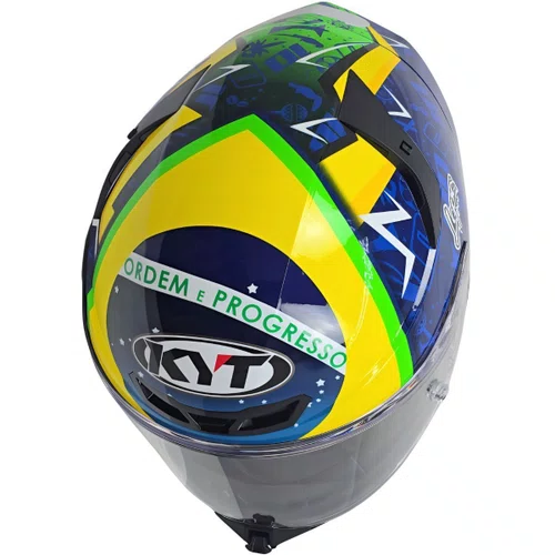 Capacete Kyt TT Revo Diogo Moreira Oficial + Viseira Cristal