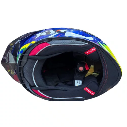 Capacete Kyt TT Revo Diogo Moreira Oficial Mais Viseira Tt Revo Azul