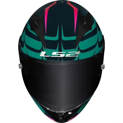 Capacete Fechado LS2 FF323 Arrow R Flames Azul Vermelho