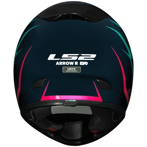 Capacete Fechado LS2 FF323 Arrow R Flames Azul Vermelho