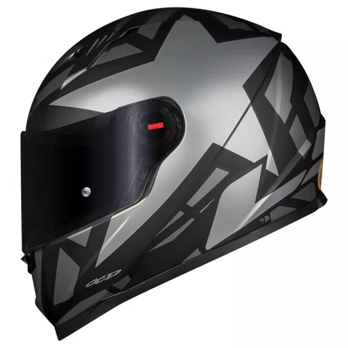Capacete LS2 FF358 Starwar Preto Prata Fosco