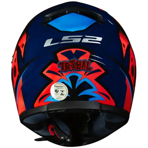 Capacete Fechado Ls2 Ff358 Tribal Laranja