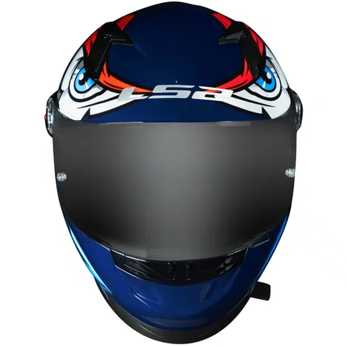 Capacete Fechado Ls2 Ff358 Tribal Laranja