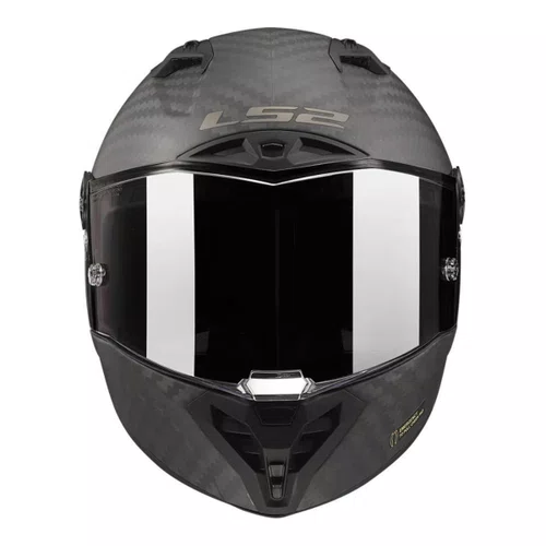 Capacete Fechado Ls2 Ff805 Thunder C GP Solid Carbon Preto Fosco